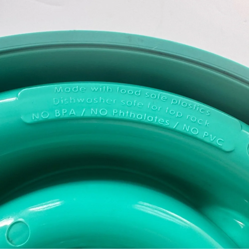 Slo-Bowl 10x Slower Feeder Dog Bowl Medium Teal 2-Cup For Food Portion Control